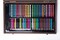 145 Pieces Deluxe Art Set in Portable Wooden Box Drawing Kit Set with Oil Pastels, Crayons, Colored Pencils, Watercolor Cakes, Brushes, Wooden Case Art Supplies (Wooden)